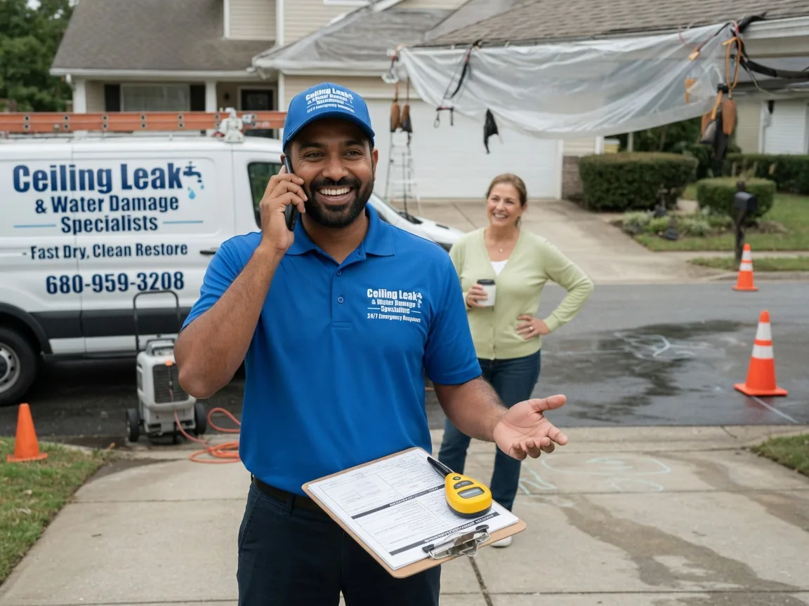 Ceiling Leak Cleanup Moundsville, WV FAQs